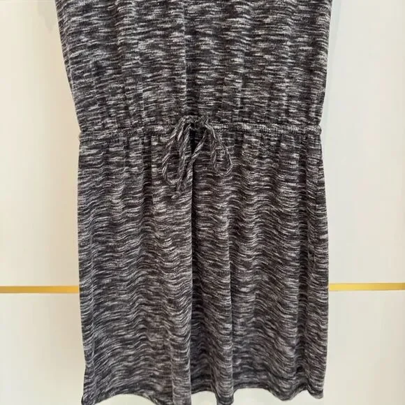GILLIGAN & O'MALLEY heather gray short sleeve dress drawstring dress XS - Picture 5 of 9